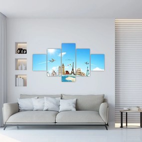 Obraz - Podróże (125x70 cm)
