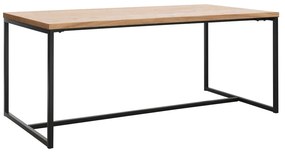 Stół z blatem w dekorze dębu 90x180 cm Rivoli – Unique Furniture