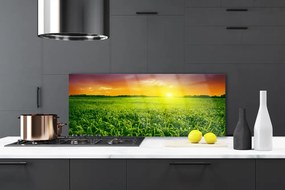 Panel Kuchenny Świt Nad Złocistym Zbożem