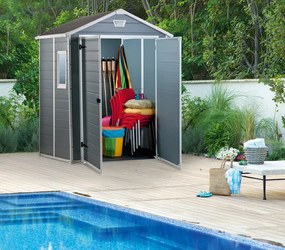 Domek ogrodowy z tworzywa sztucznego MANOR 6x5DD