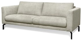 Beżowa sofa z tkaniny szenilowej 216 cm Gomero – Scandic