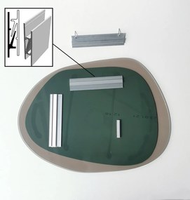 Lustro Aqua Bronze 55 x 75 cm