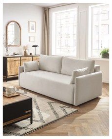 Beżowa rozkładana sofa 211 cm Marcel – Bobochic Paris