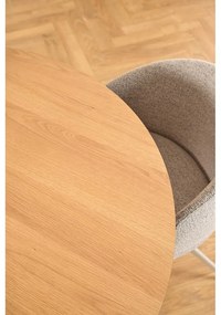 Okrągły stół z blatem w dekorze dębu ø 120 cm Soli – Actona