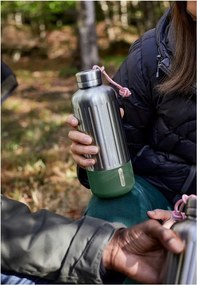 Butelka termiczna ze stali nierdzewnej w kolorze srebra 850 ml Explorer – Black + Blum