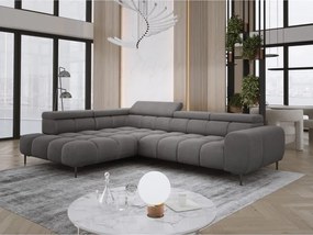 Narożnik PLAZA L Lewostronny z elektryczną regulacją siedziska w tkaninie APHRODITE 22 WERSAL