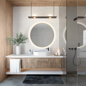 Lustro łazienkowe ZIRCON STANDARD 80 z oświetleniem LED BALTICA DESIGN
