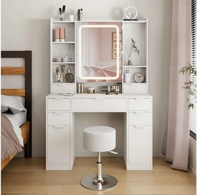 Toaletka biały 105x40x156 solea