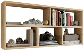 Minimalistyczna półka ścienna na książki artisan S8-T33