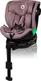 Lionelo - Fotelik samochodowy HARMONY i-Size z obrotową bazą, 40-150 cm, różowy