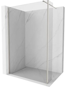Mexen Kioto ścianka prysznicowa Walk-in 90 x 40 cm, transparent, nikiel szczotkowany - 800-090-212-97-00-040