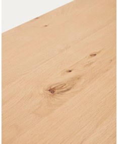 Rozkładany stół z dodatkowym blatem w dekorze dębu 80x120 cm Yain – Kave Home
