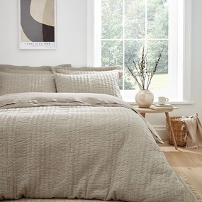 Beżowa pościel dwuosobowa 230x220 cm Tamba Stripe – Pineapple Elephant