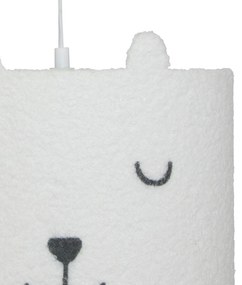Lampa do pokoju dziecięcego sufitowa TOXEY, miś z uszkami, Ø 28 cm