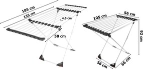 Teleskopowa suszarka na pranie  T7-H35