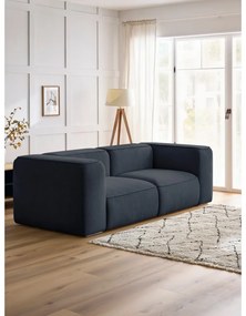 Ciemnoniebieska sofa 255 cm Zephyr – Bobochic Paris