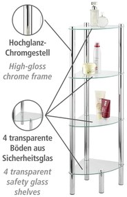 Szafka narożna z 3 półkamiWenko Corner