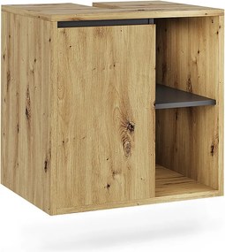 Szafka pod umywalkę artisan/szary 60x46x60 viola