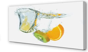 Obraz canvas na ścianę Koktajl Owocowy w Wodzie