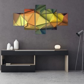 Obraz - Wielokątna abstrakcja 3D (125x70 cm)