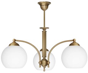 Stylowy złoty żyrandol do pokoju QV-S3