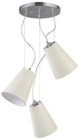 Kremowa lampa wisząca ø 46 cm Kasel – GTV