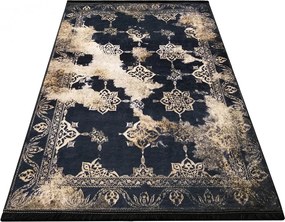 Czarny elegancki dywan B4-S16