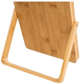 Lustro kosmetyczne z bambusową ramą 20x27 cm – Casa Selección