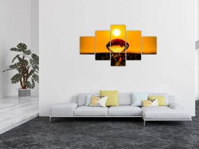 Obraz szklanej kropli (125x70 cm)
