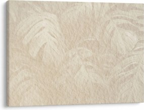 Obraz - Liście w teksturze (70x50 cm)