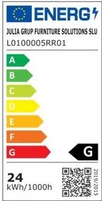 Lampa sufitowa LED w kolorze matowej czerni 5.5x101 cm Boadella – Kave Home