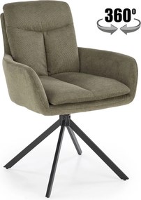 Fotel do jadalni z funkcją obracania K536 Halmar