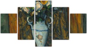 Obraz - Paul Cézanne, Vase of Flowers, reprodukcje (125x70 cm)