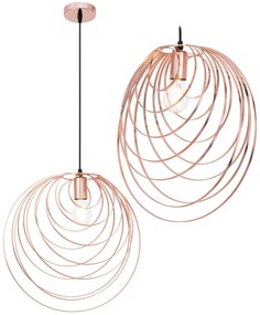 LAMPA SUFITOWA GEOMETRYCZNA  APP427-1CP Rózowe Złoto