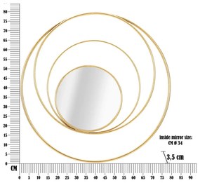 Lustro ścienne ø 80 cm Arc – Mauro Ferretti