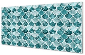 Panel szklany do Kuchni Wzór Rybiej Łuski
