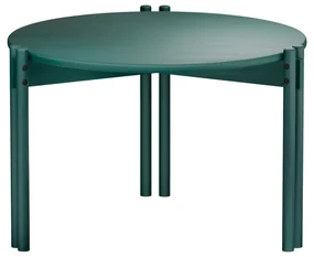 Zielony okrągły stolik z litego drewna sosnowego ø 60 cm Sticks – Karup Design