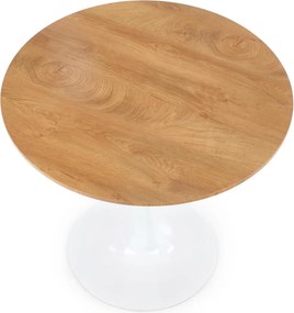 Designerski stół okrągły na jednej nodze Sting