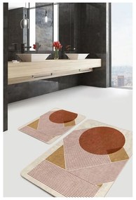 Aksamitne dywaniki łazienkowe zestaw 2 szt. 60x100 cm – Mila Home