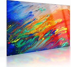 Obraz na szkle - Kolorowa abstrakcja (70x50 cm)