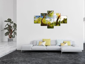 Obraz wiosennej łąki (125x70 cm)