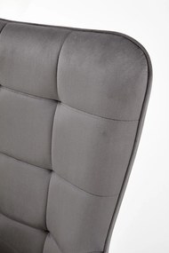 Pikowany fotel wypoczynkowy z podłokietnikami Castel