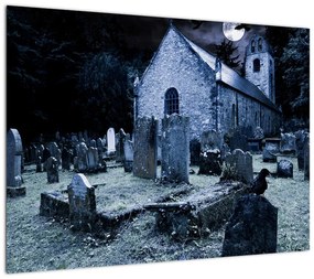 Obraz na szkle - Ciemna noc (70x50 cm)