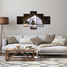 Obraz z jaskini, Nowa Zelandia (125x70 cm)