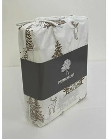 Świąteczna pościel bawełniana Zimowy krajobraz, 140 x 200 cm, 70 x 90 cm