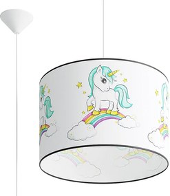 Lampa wisząca JEDNOROŻEC 40 biała