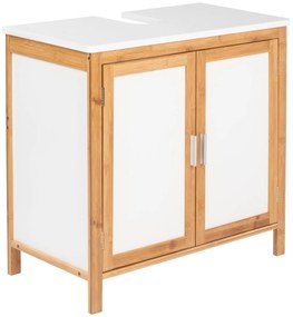 Szafka pod umywalkę FINJA, z bambusa i MDF, 65 x 60 x 33 cm, WENKO