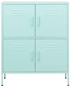 Miętowa stalowa szafka zamykana do garażu P3-A92