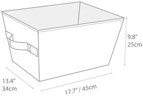 Tekstylny koszyk do przechowywania 34,5x45x25 cm Soft Storage – Bigso Box of Sweden
