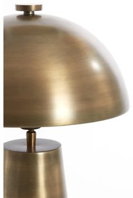 Lampa stojąca w kolorze brązu z metalowym kloszem (wysokość 52 cm) Dita – Light &amp; Living